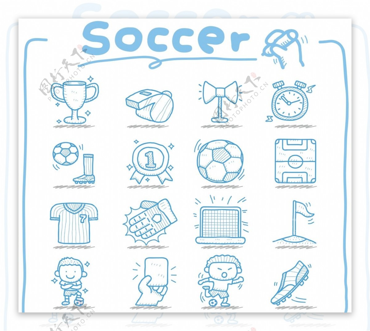 足球运动图案
