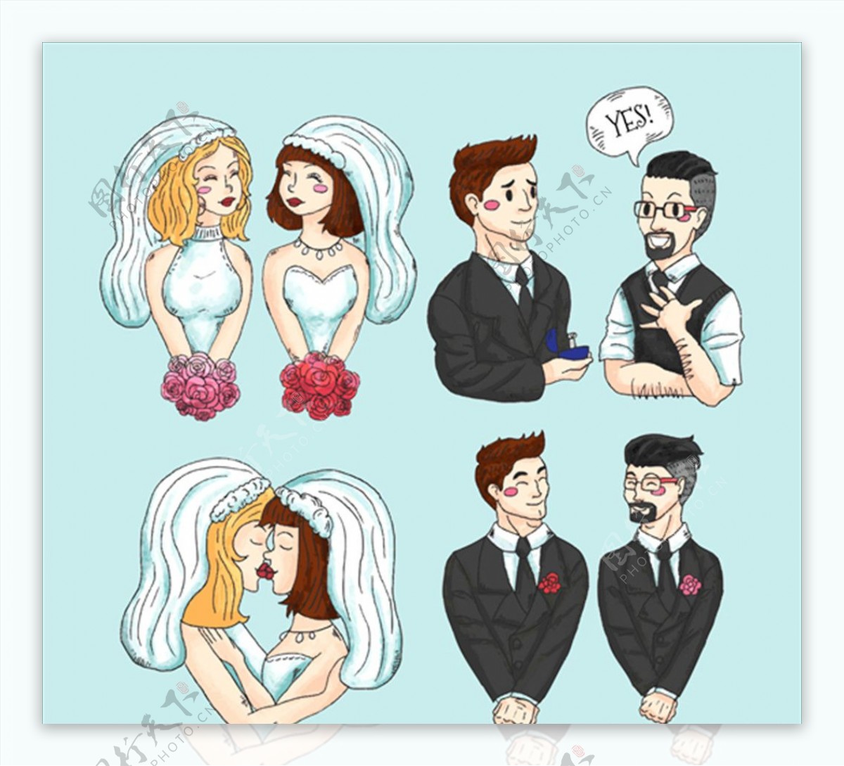四款同性恋婚礼插图