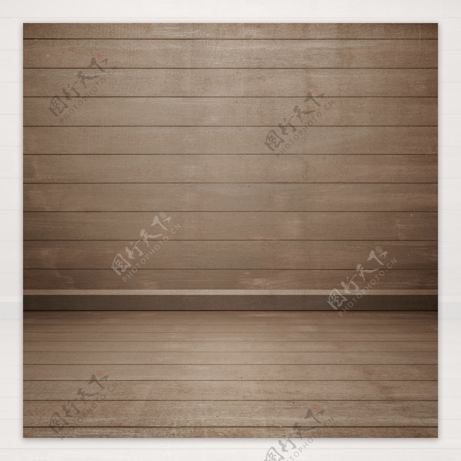 棕色空间木纹地板木纹墙面背景