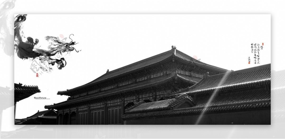 中式古典建筑传统banner