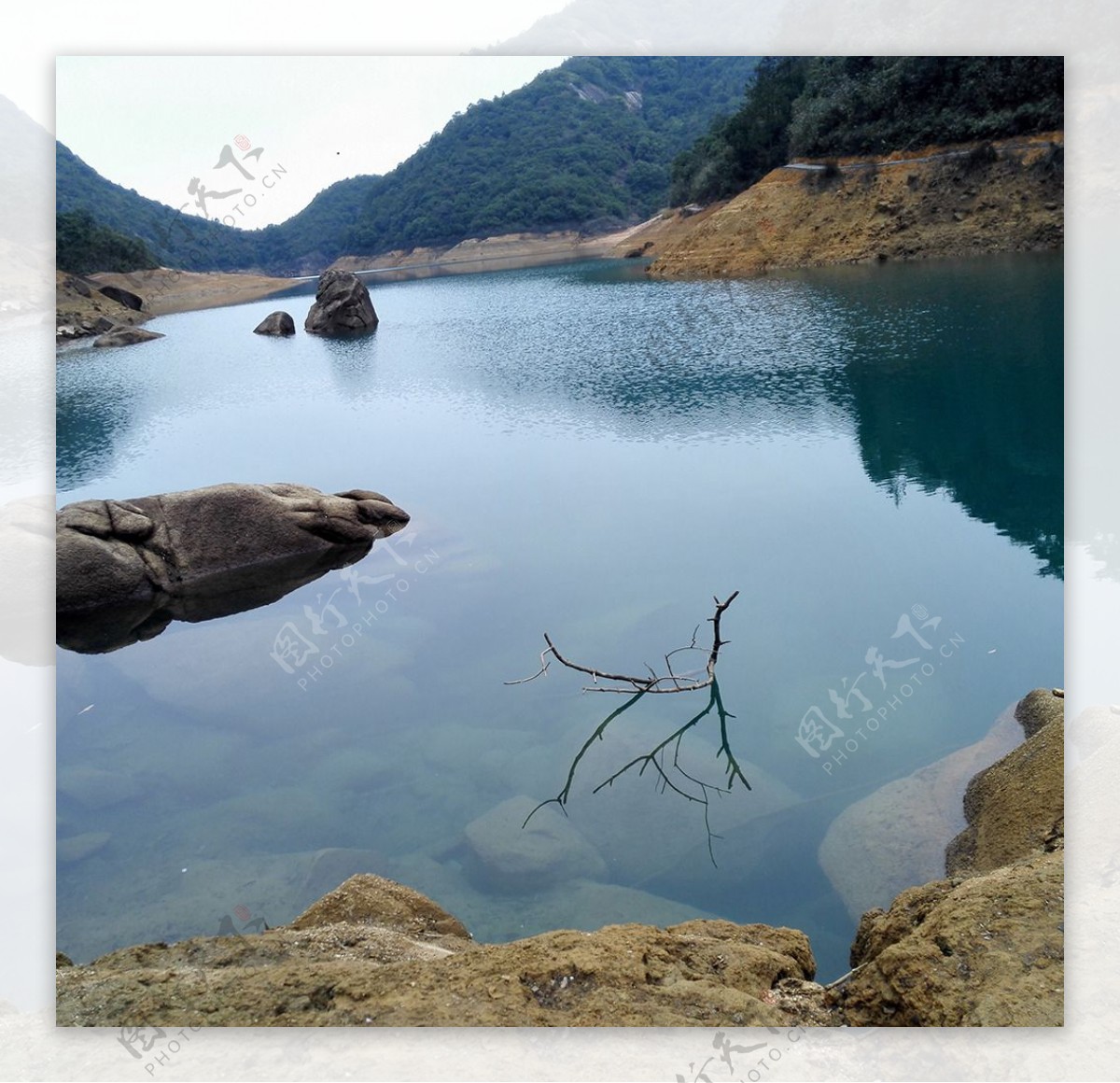 湖光山色风景照片素材