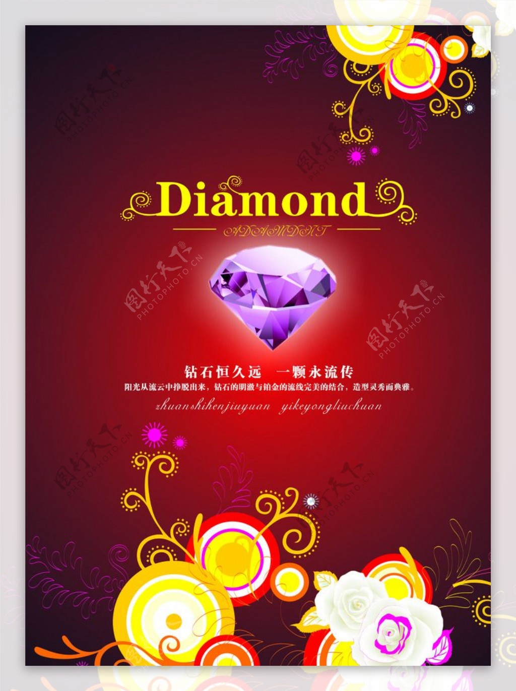 钻石宣传海报