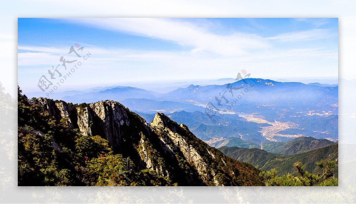 天堂寨的山