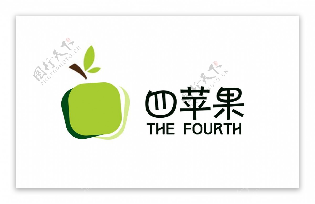 四苹果农产品logo