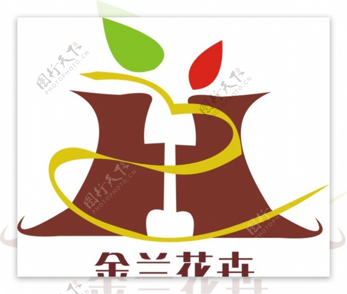 金兰花卉logo