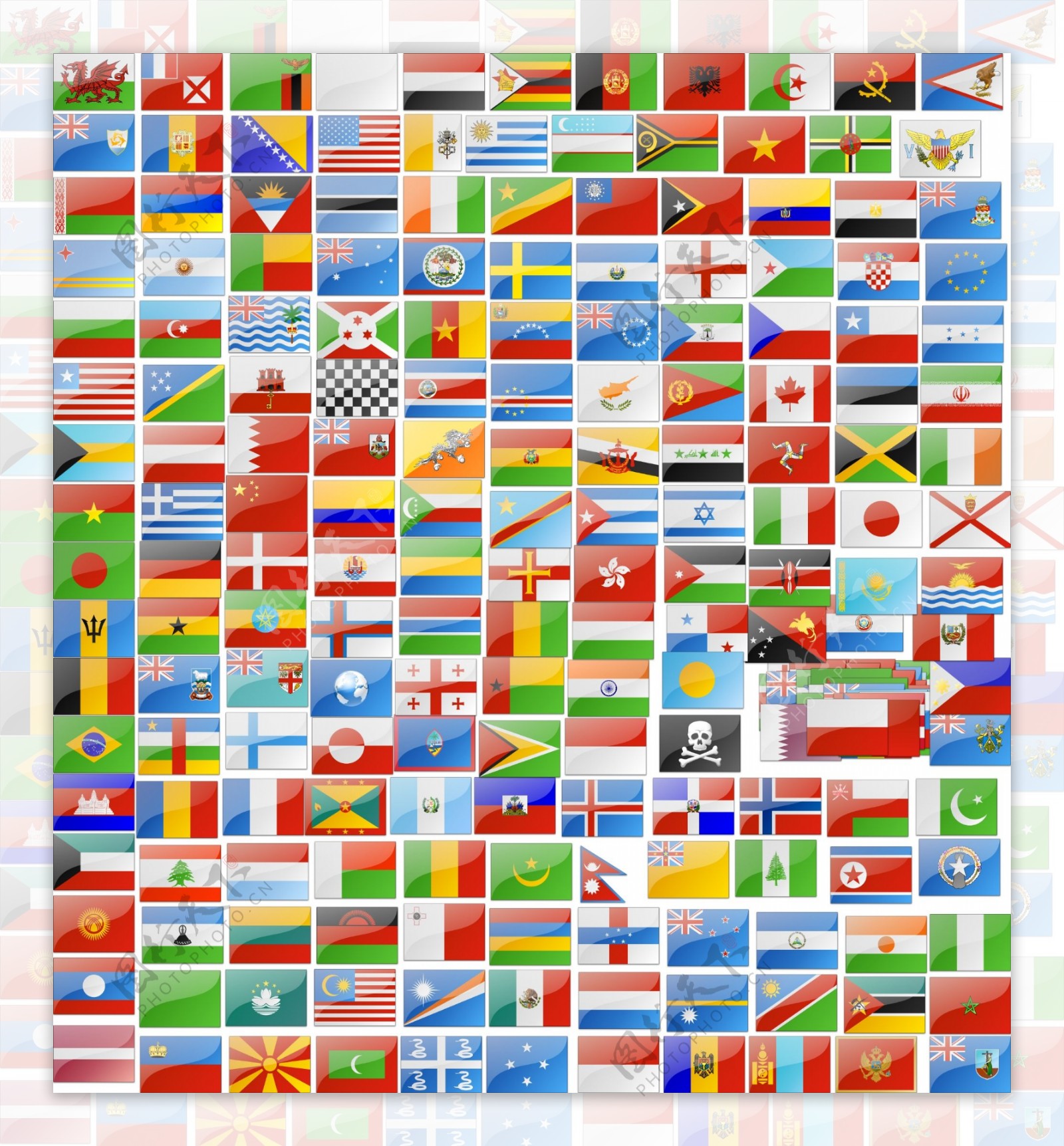 各国国旗图标