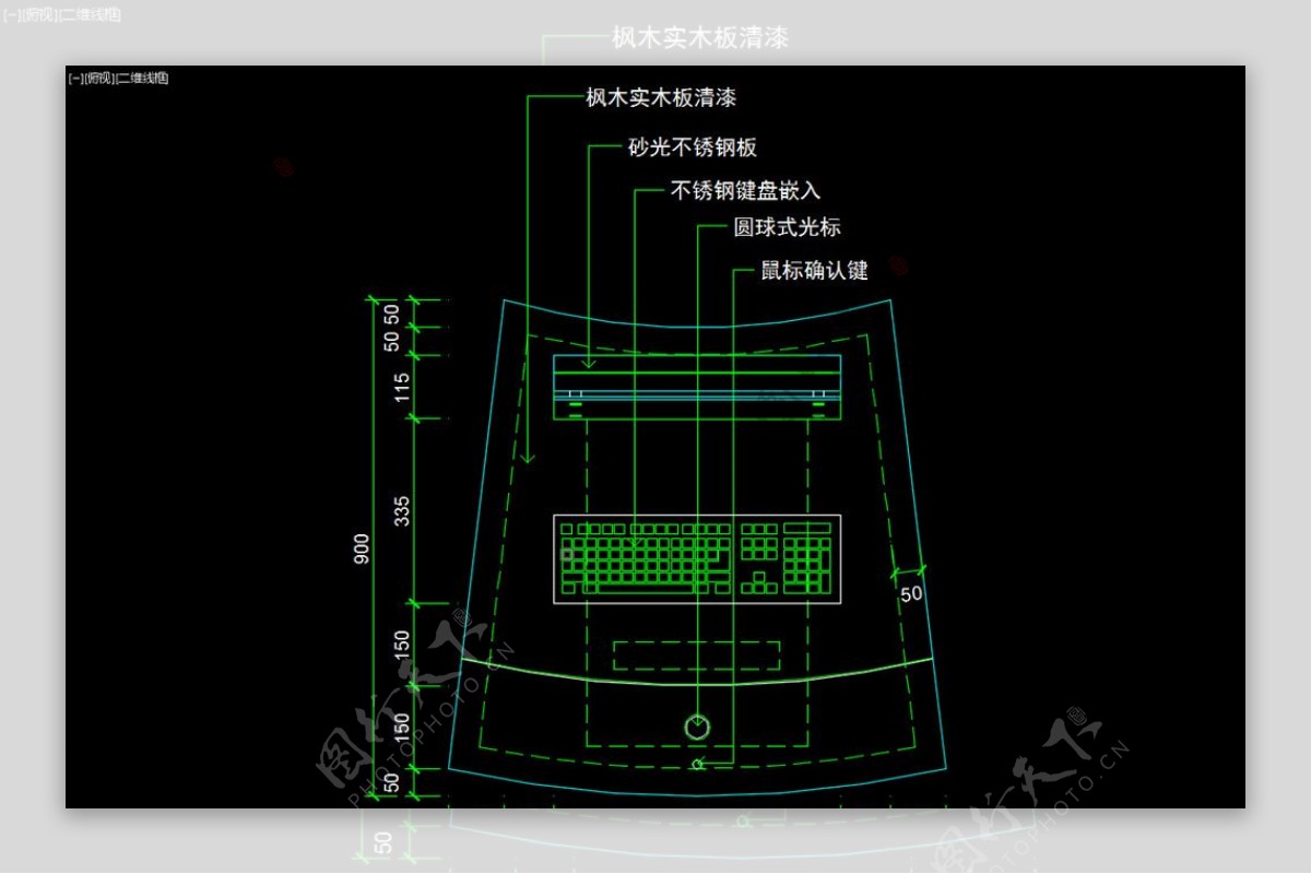 室内图块工装构件元素