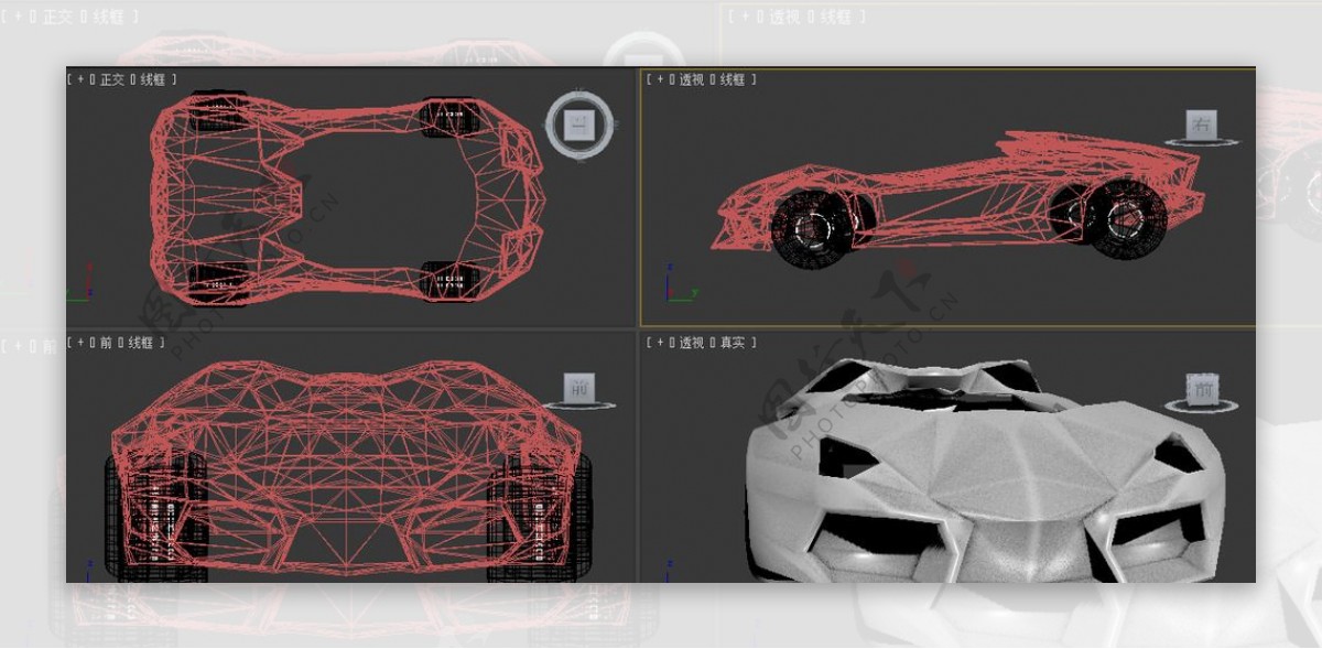 跑车3D建模超跑轿车