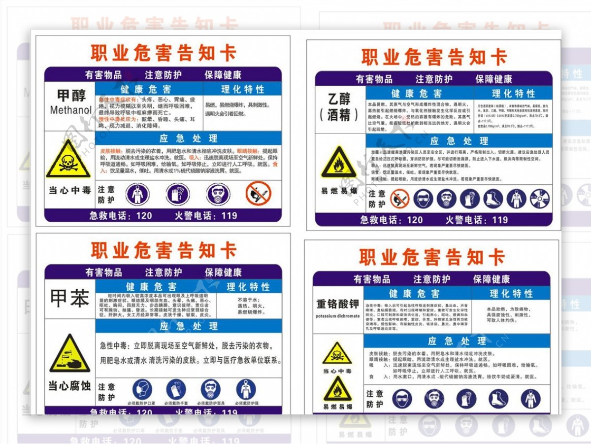 职业危害告知卡