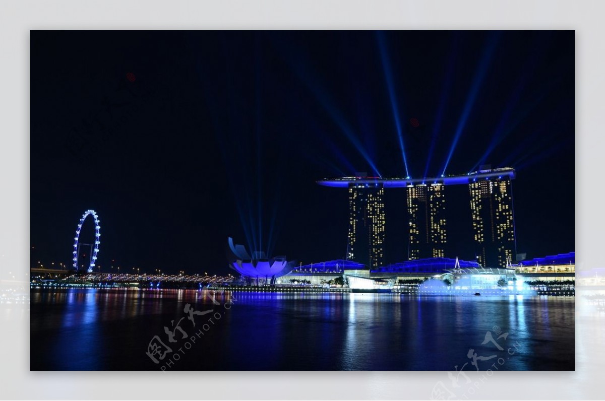 新加坡金沙夜景