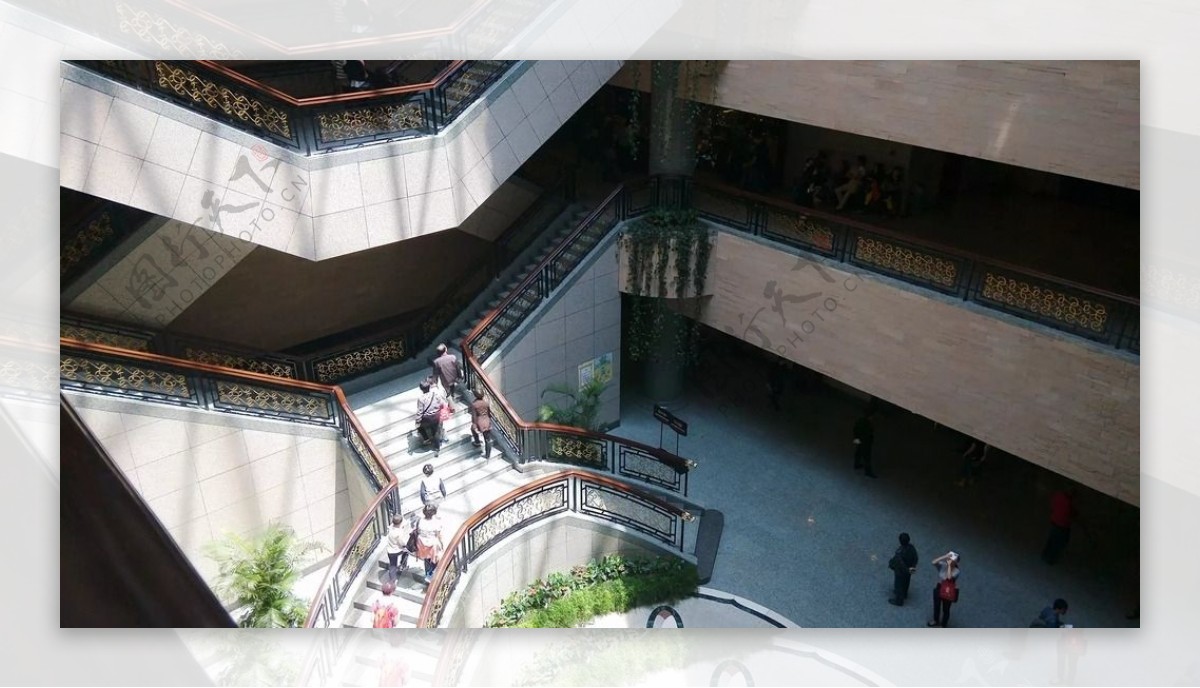 上海博物馆俯视图