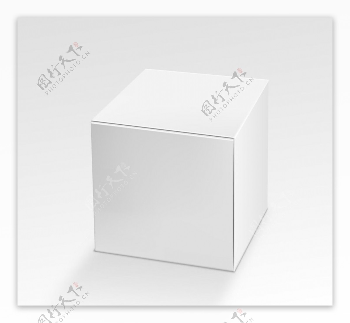 立体方纸纸盒矢量素材