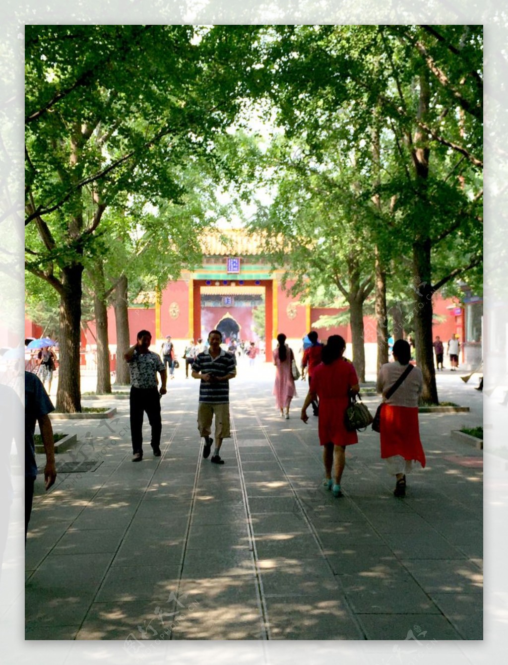 北京雍和宫甬道