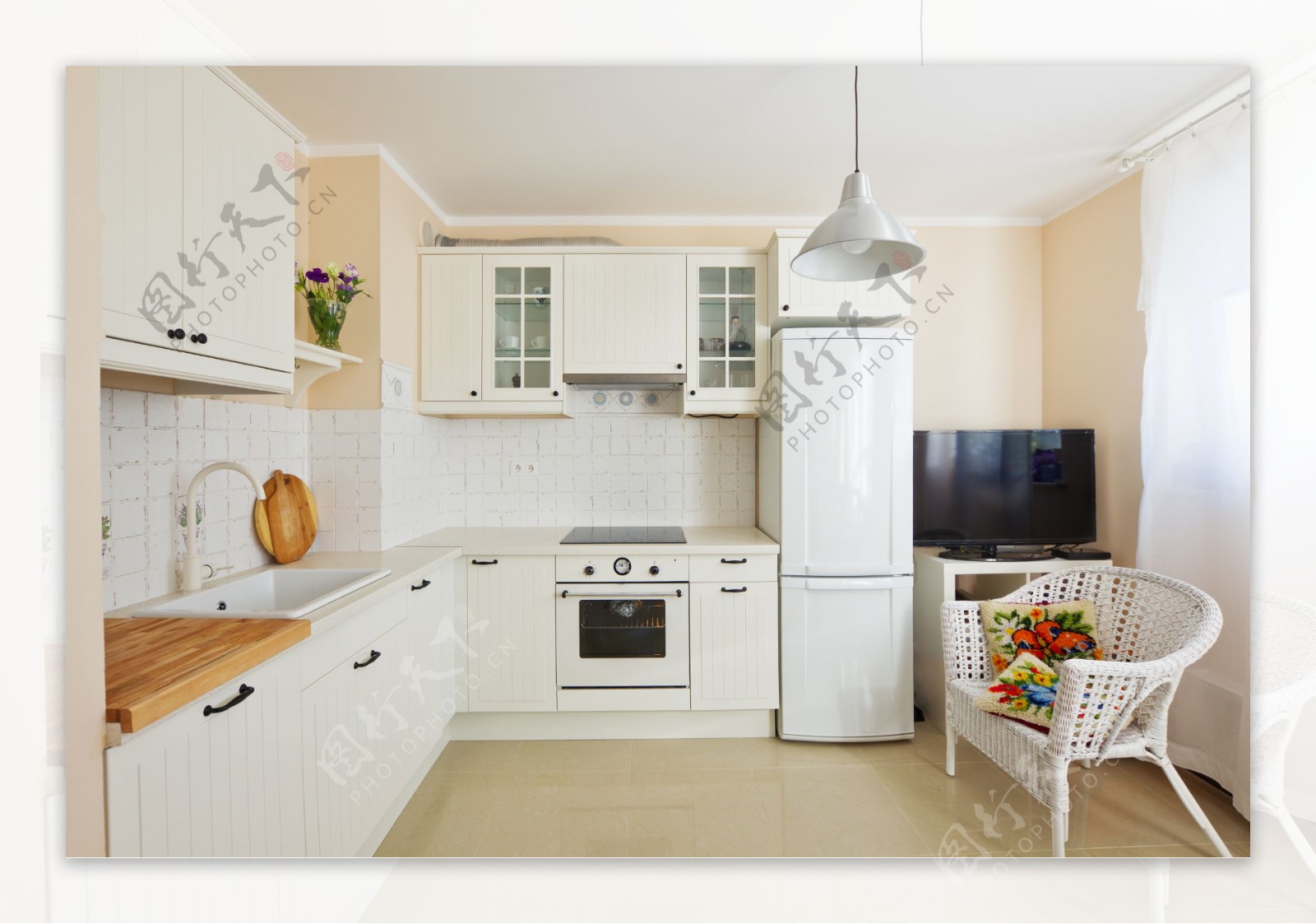 白色系列厨房设计图片
