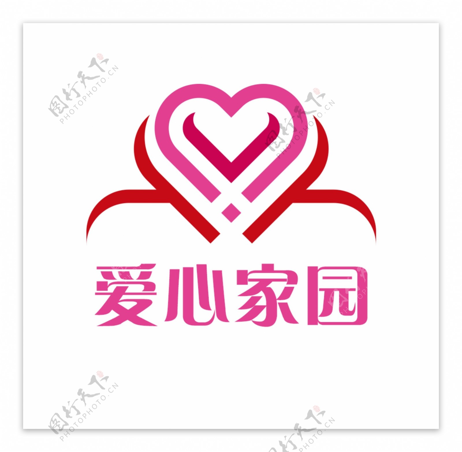 爱心家园logo