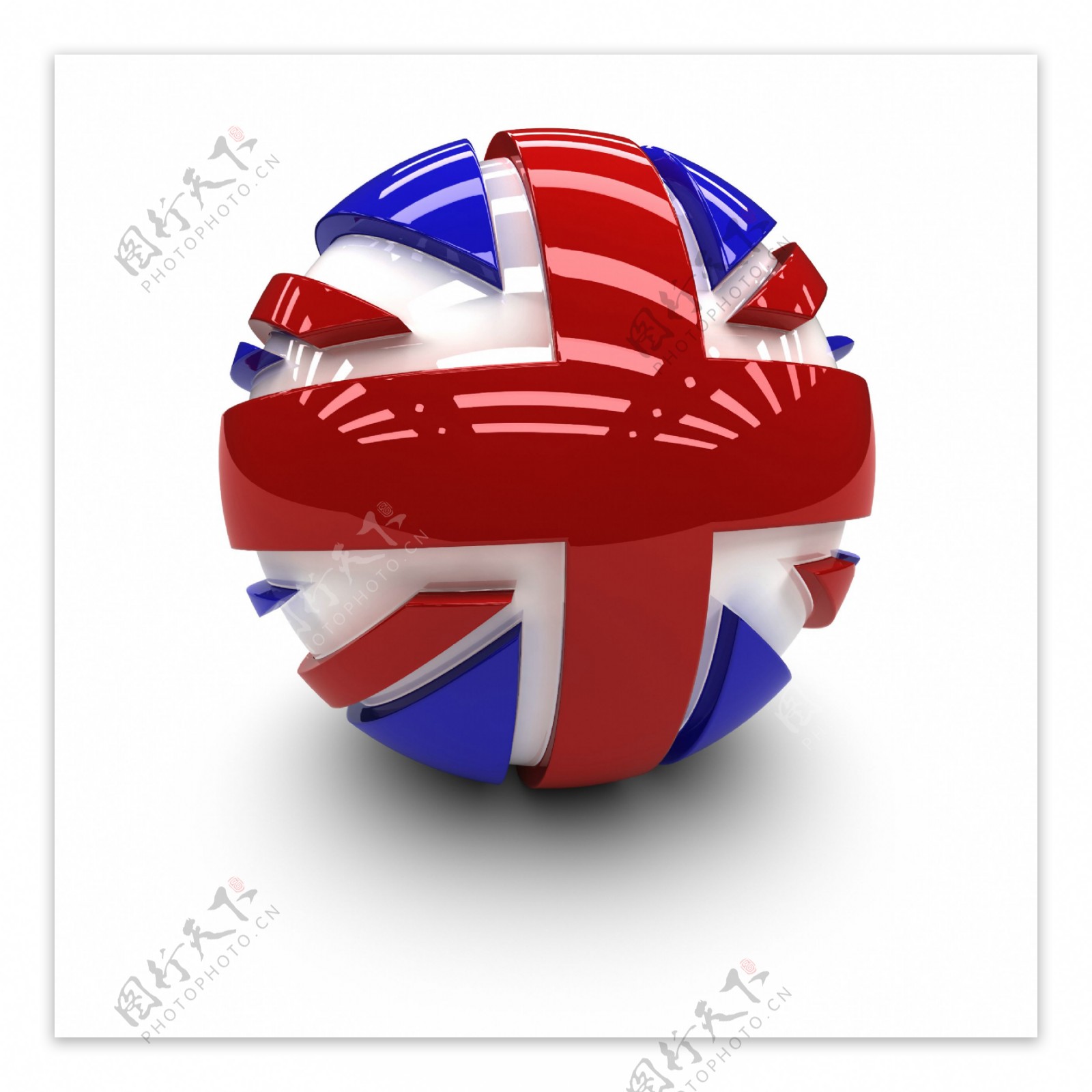 英国国旗球体图片