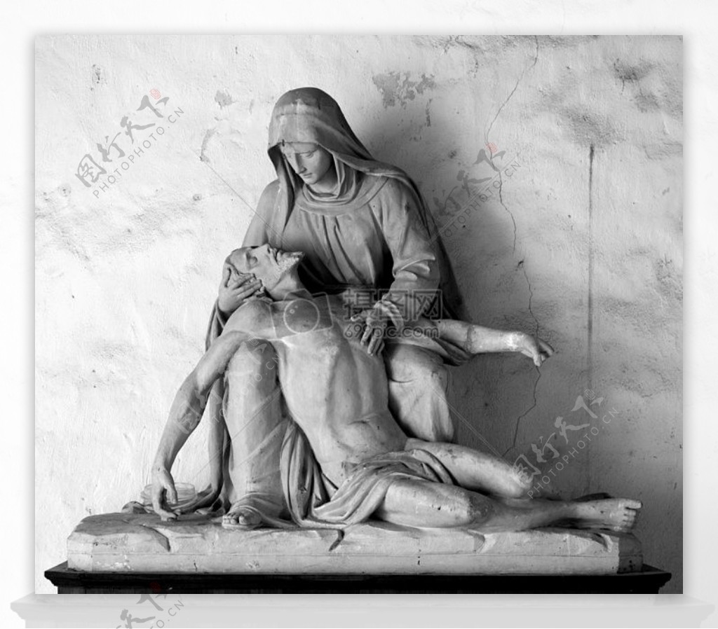 耶稣和玛丽的雕像