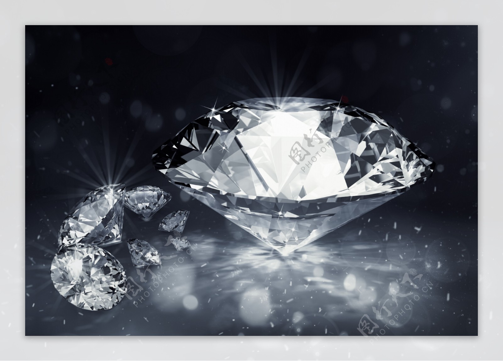 璀璨的钻石珠宝高清图片
