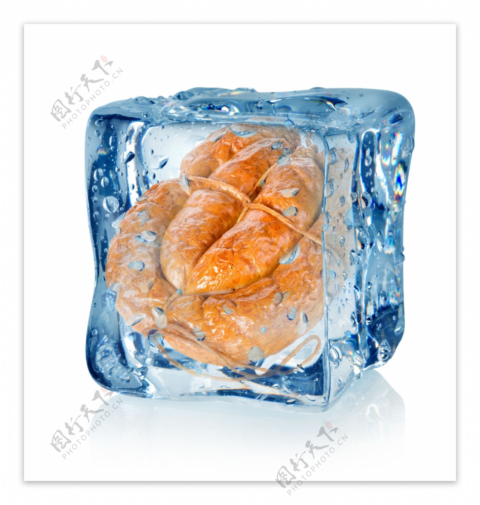 香肠冰冻冷藏图片