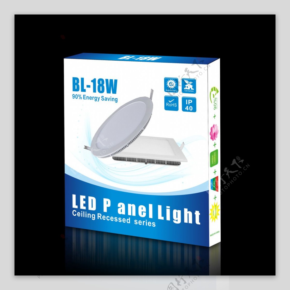 LED灯包装包装设计