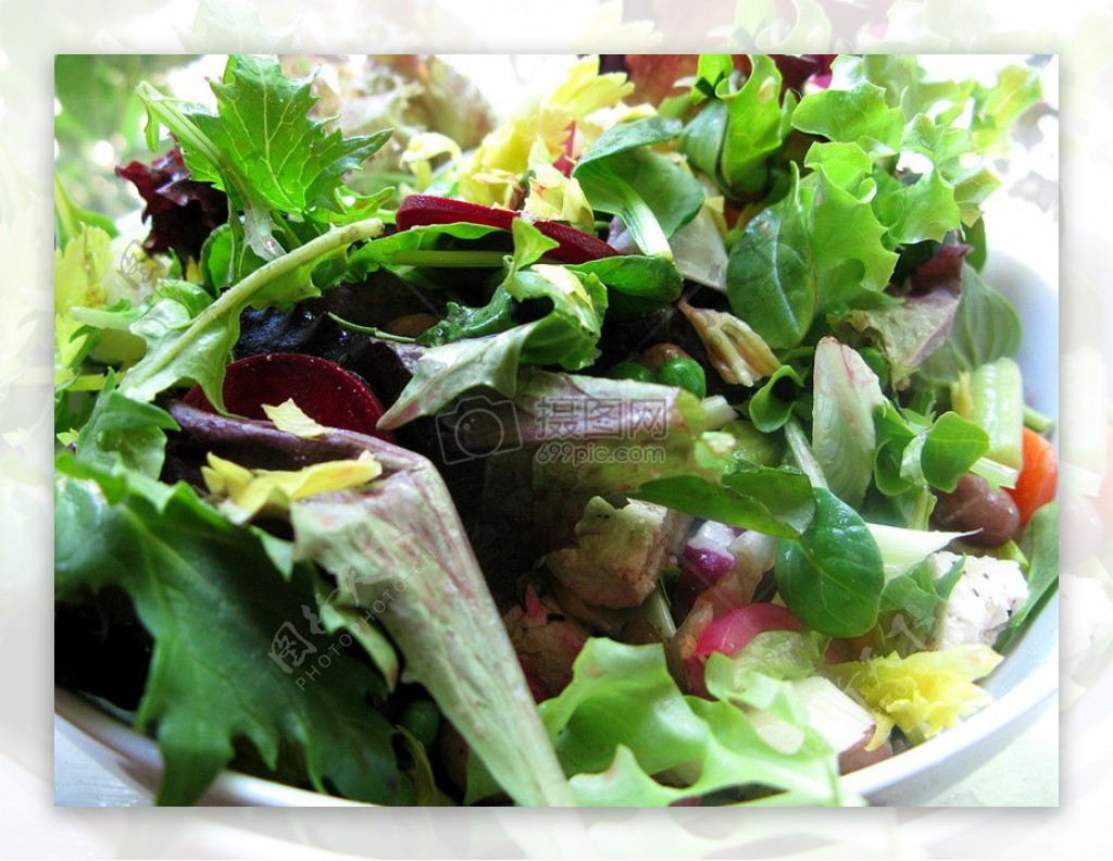 蔬菜青菜沙拉