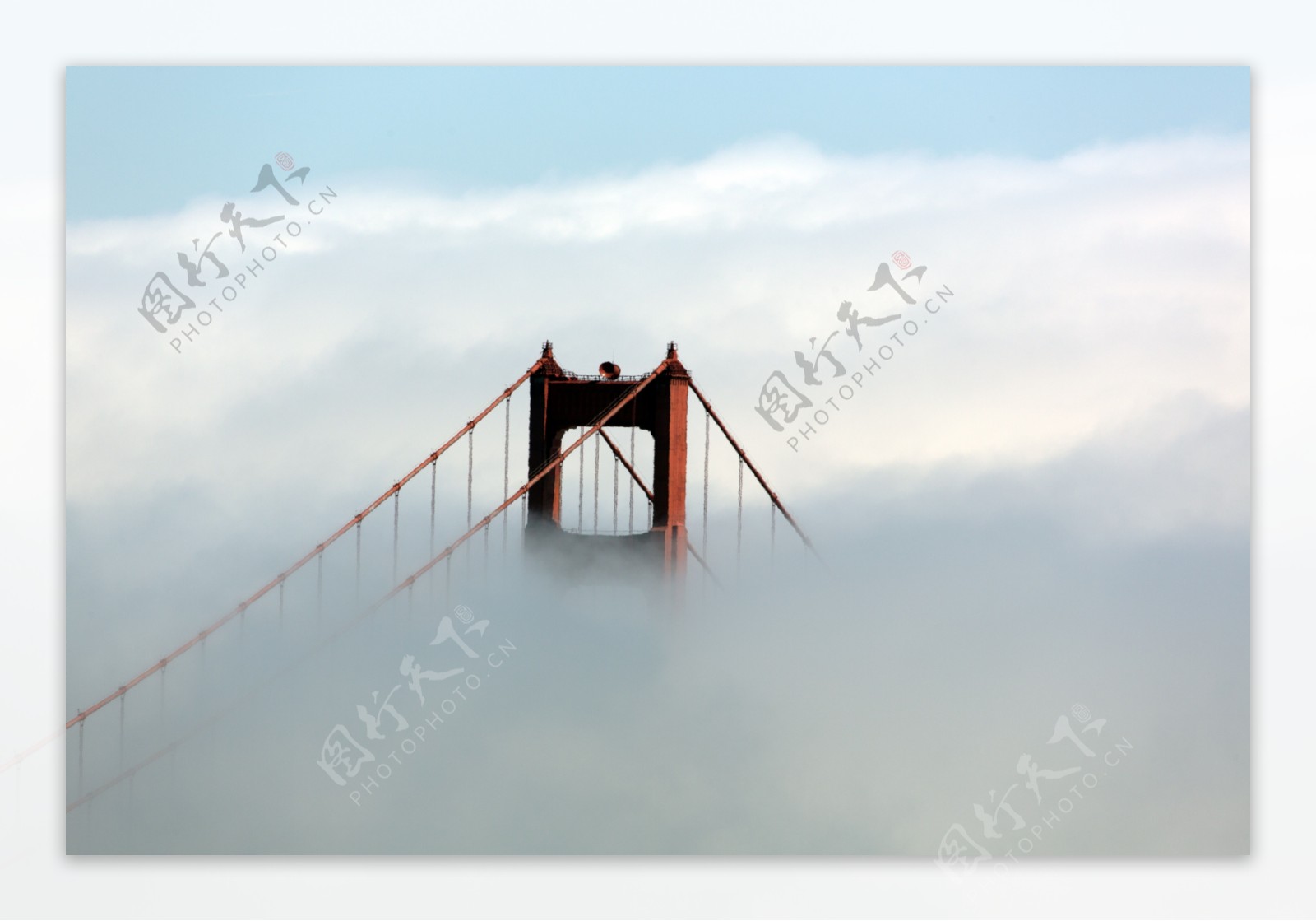 云中的金门大桥