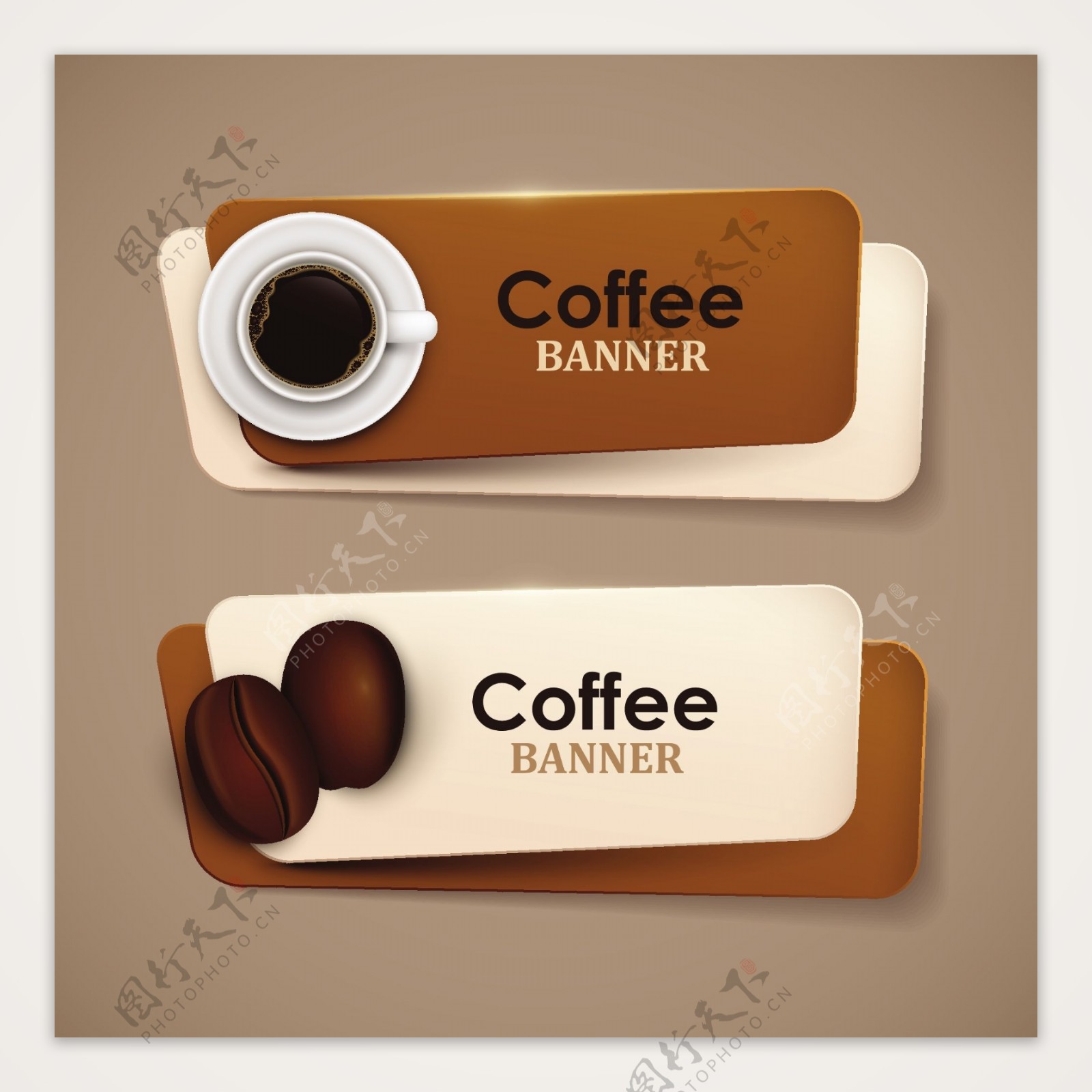 咖啡巧克力主体海报设计矢量素材