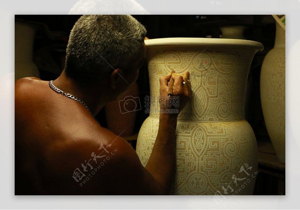 人手设计艺术陶瓷陶器雕刻具