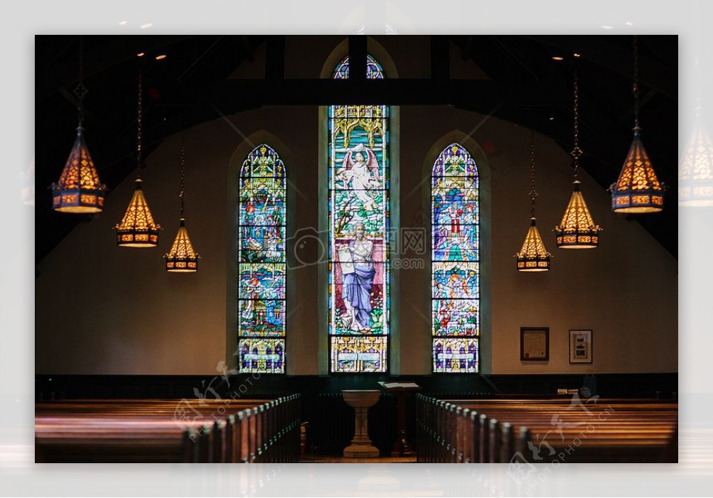 艺术窗口教堂宗教教圣经宗教绘画