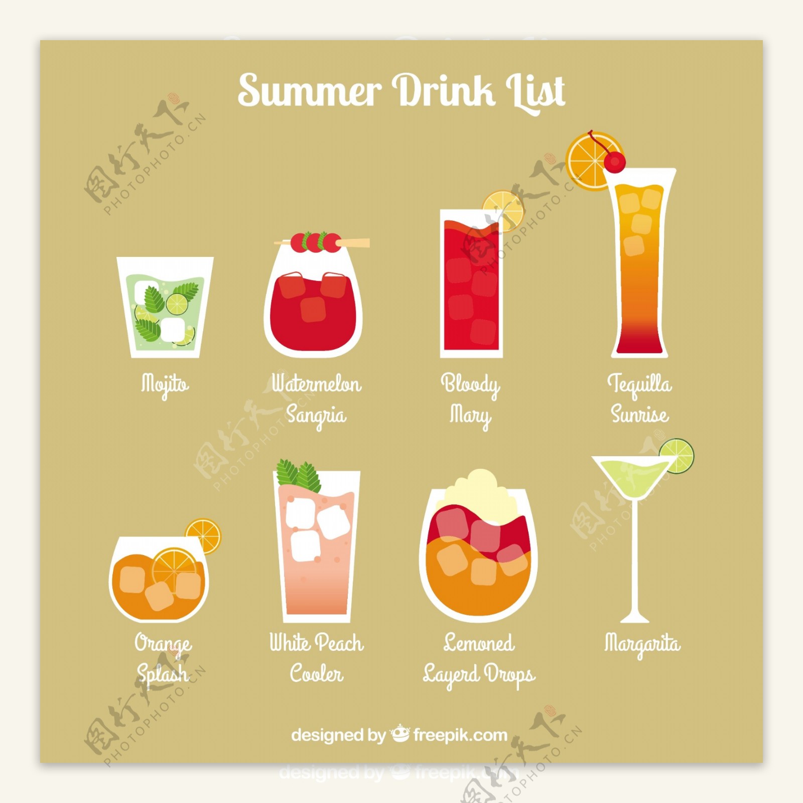 清凉夏日饮品清单