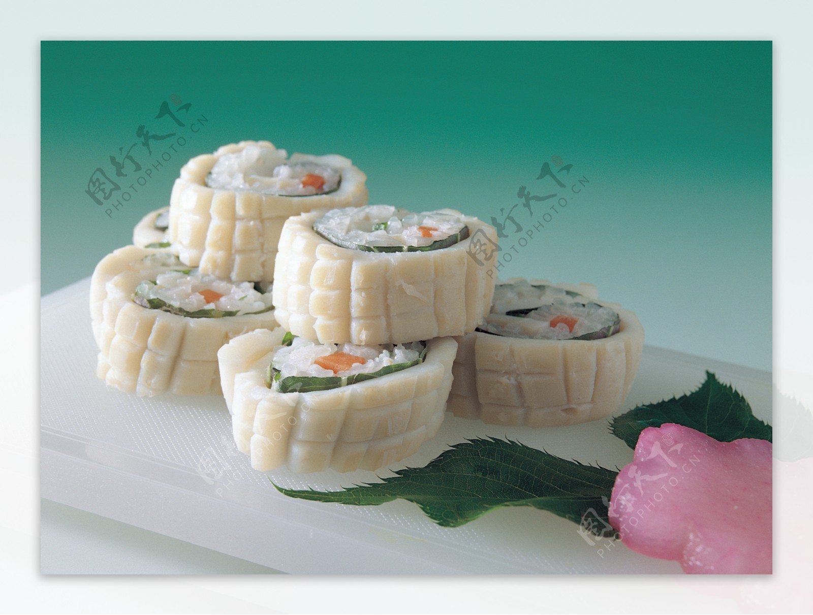 印花寿司图片