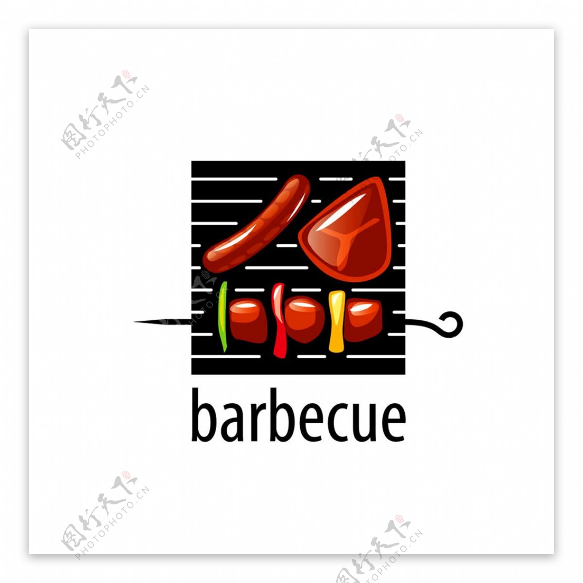 烤肠烤肉图标图片
