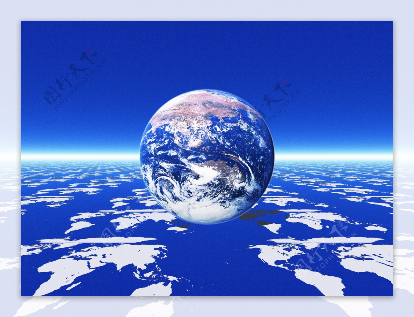 一个地球模型和世界地图图片