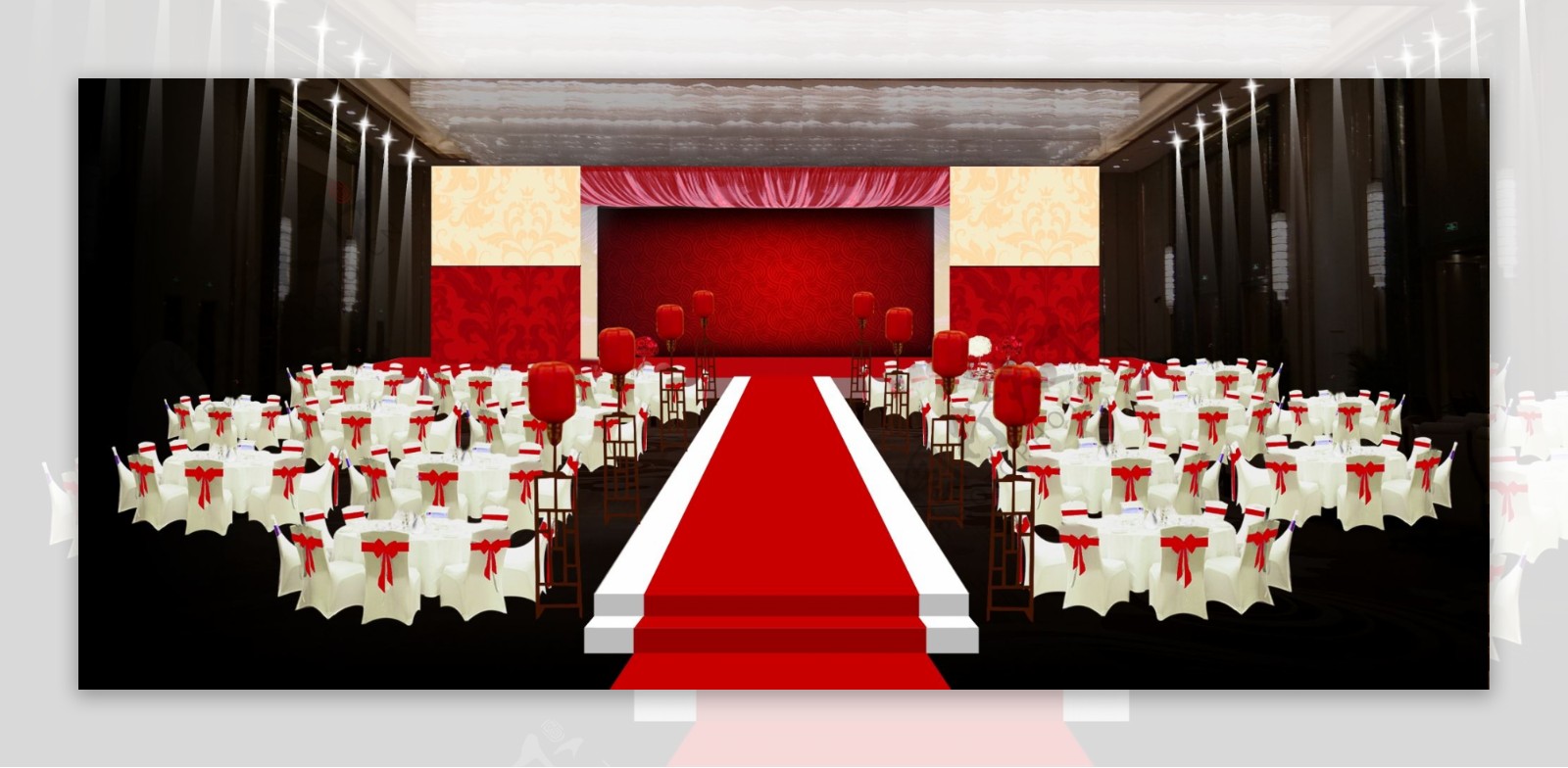 红色婚庆婚礼设计