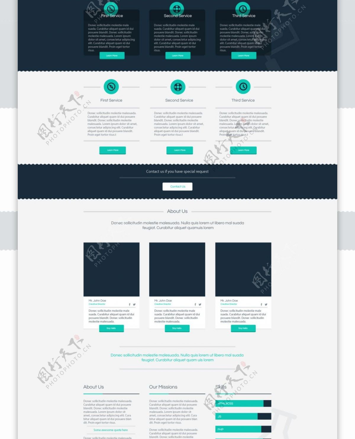 web手机UI设计web模板下载