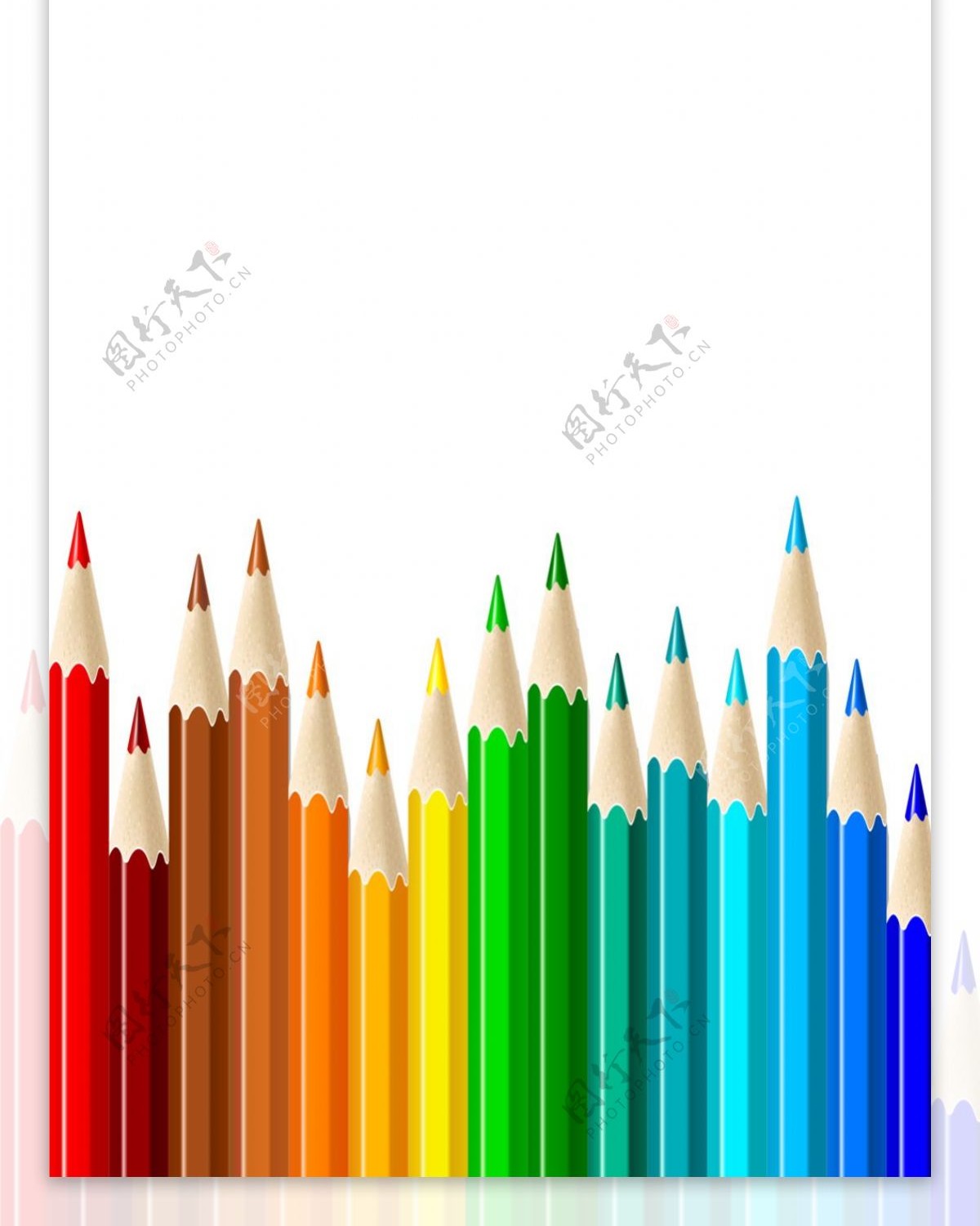 七彩色展架设计模板素材海报画面设计元素