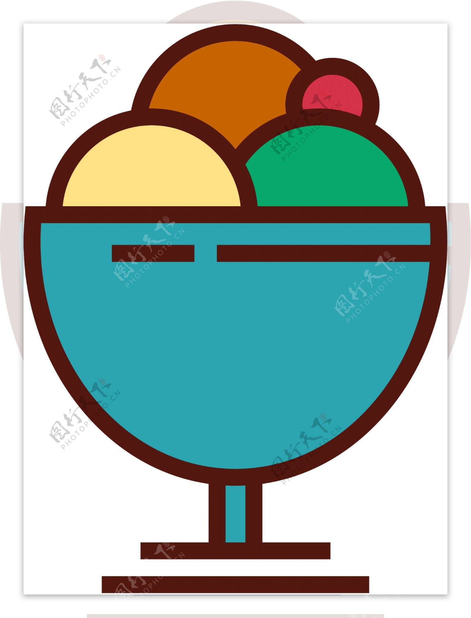 冰淇凌icon图标素材