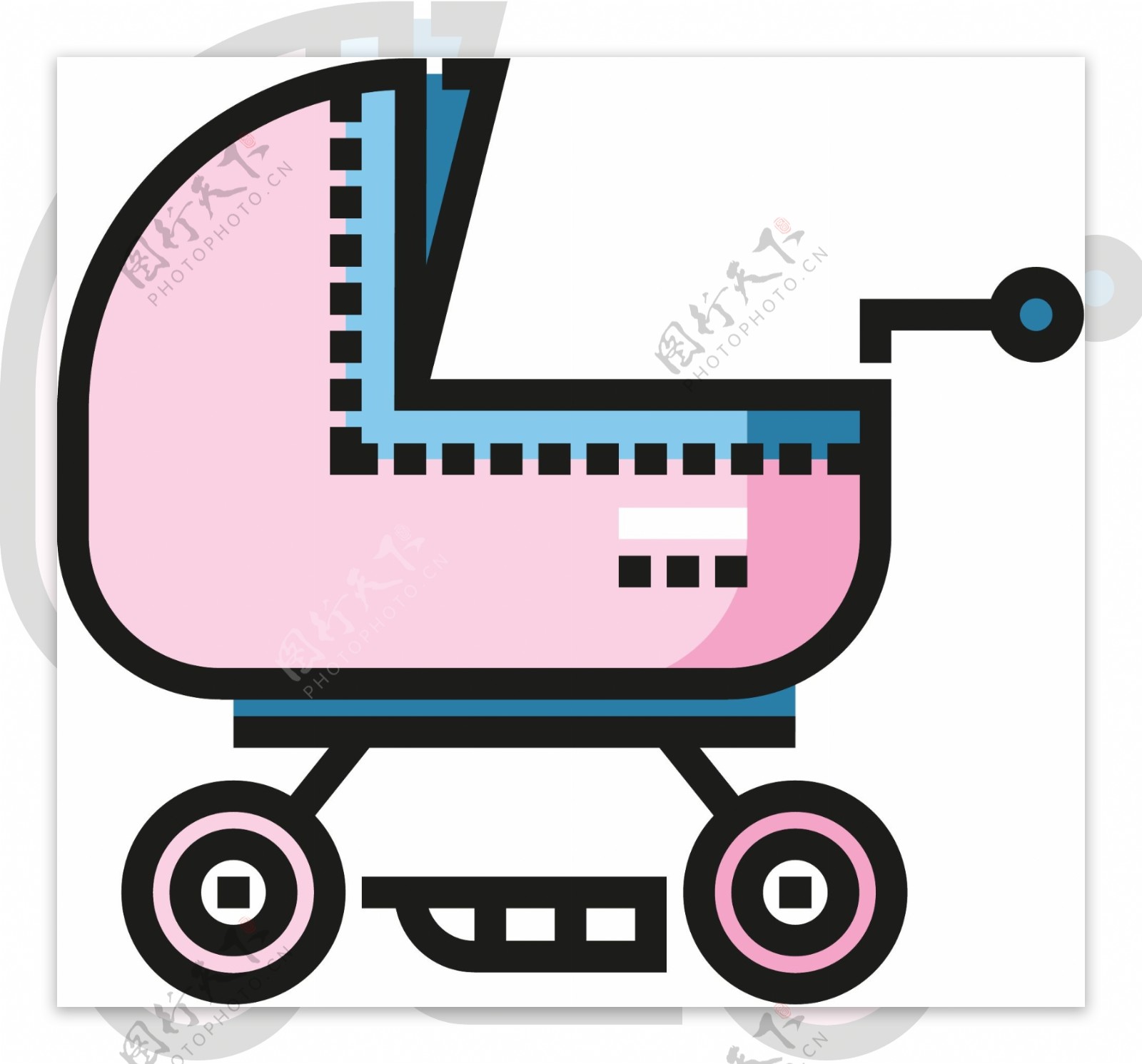 婴儿车icon图标