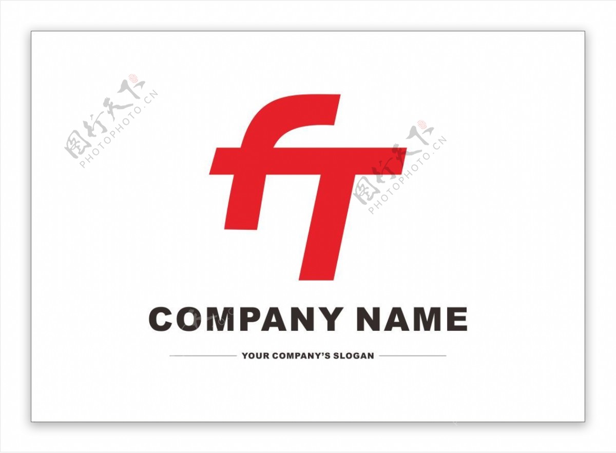 英文字母FT的logo