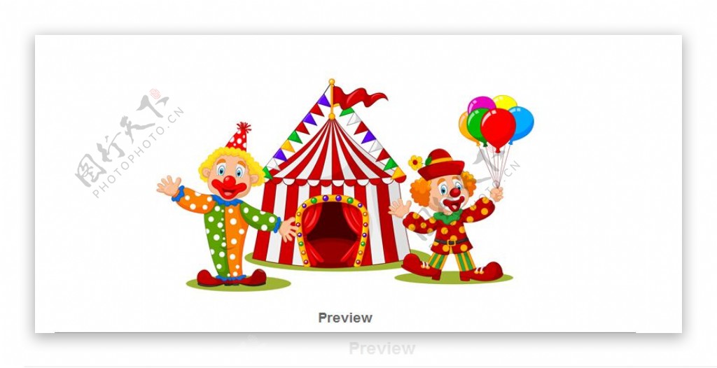 小丑气球儿童游乐场