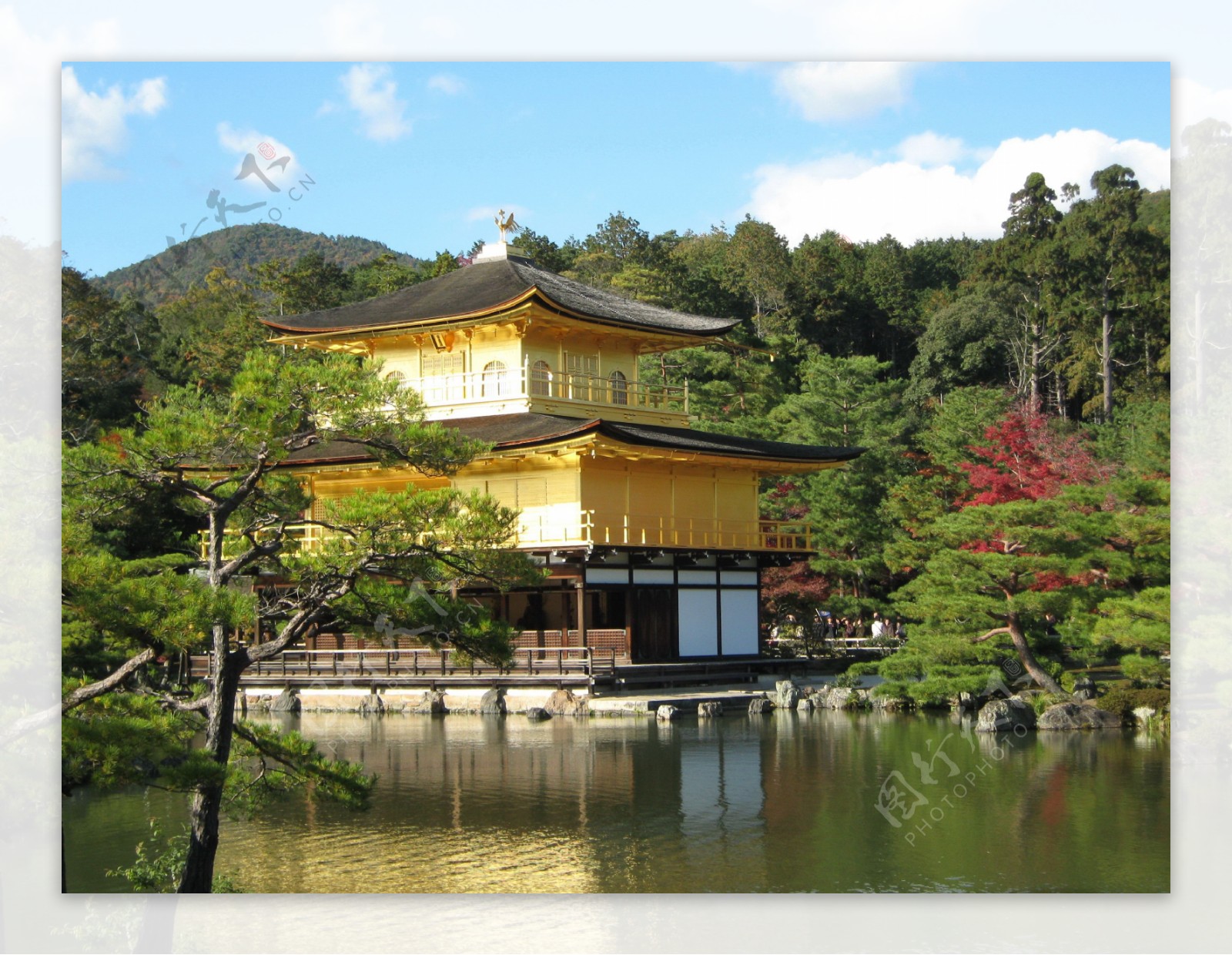高清日本金阁寺风景图片