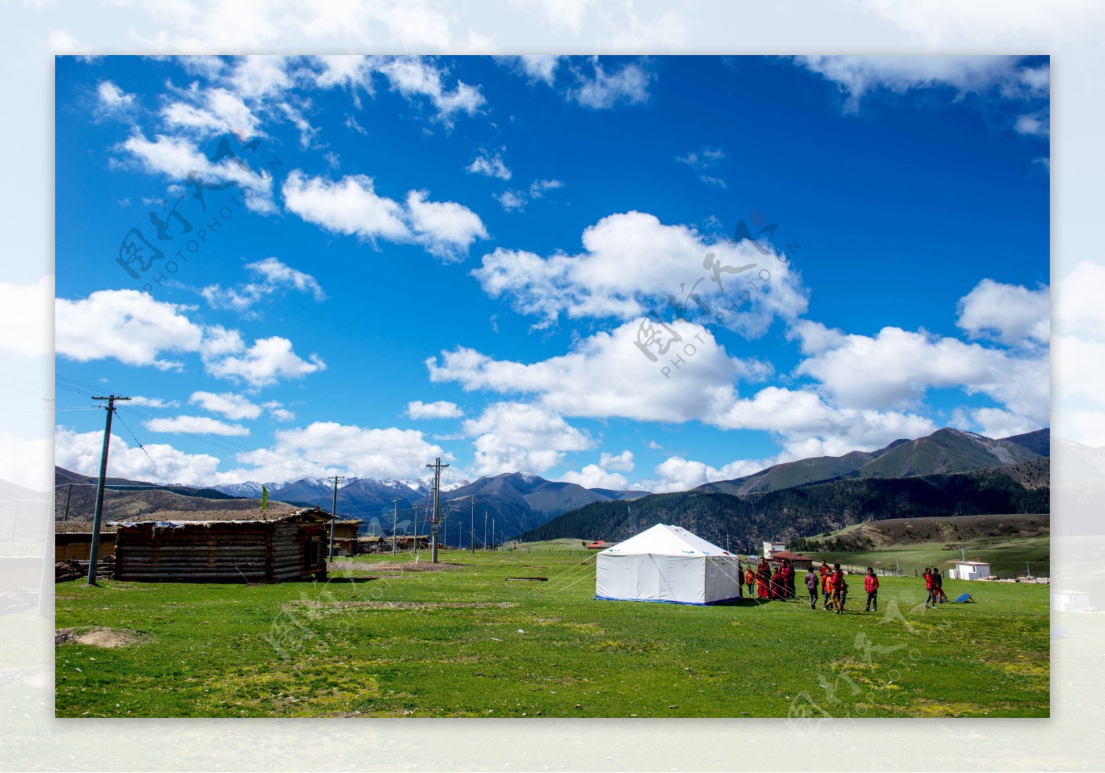 蒙古大草原风景图片