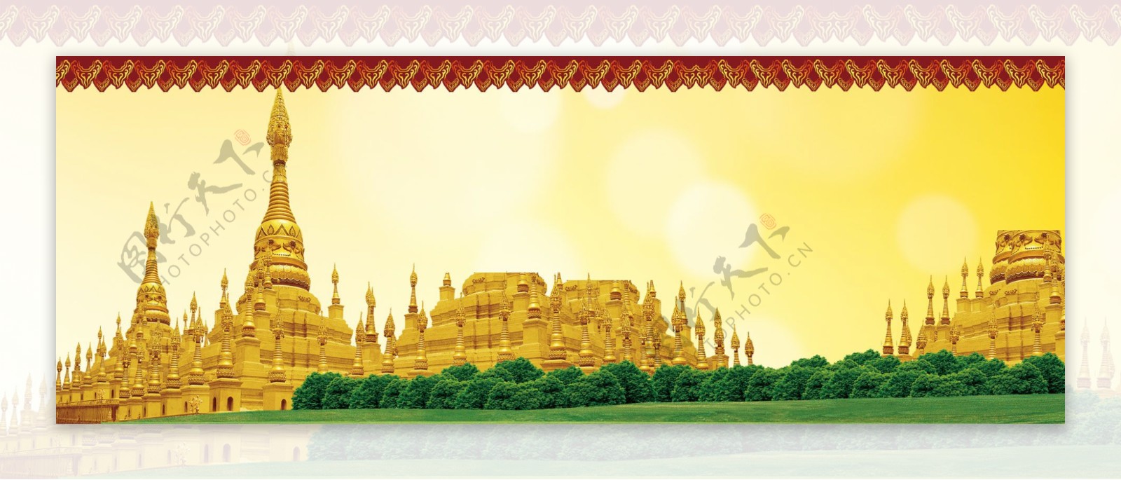 金色城堡海报图片