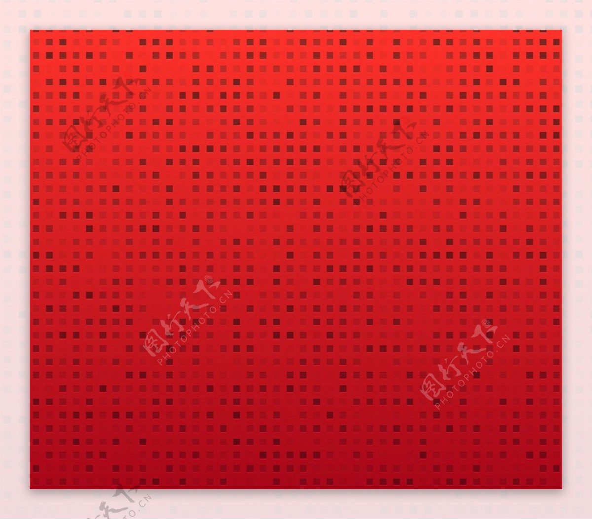 红色方形镂空格背景矢量素材
