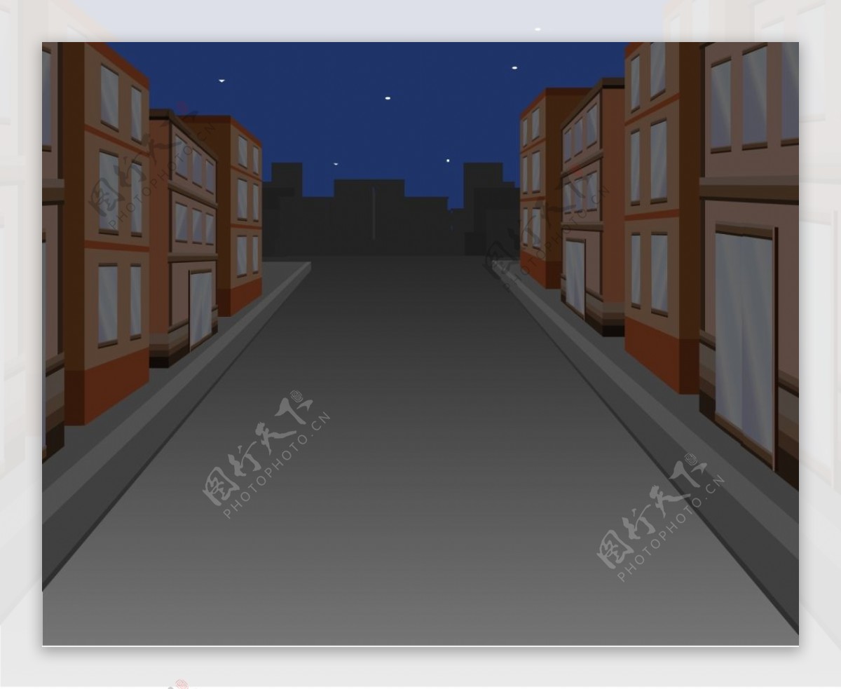 街道夜景flash源文件