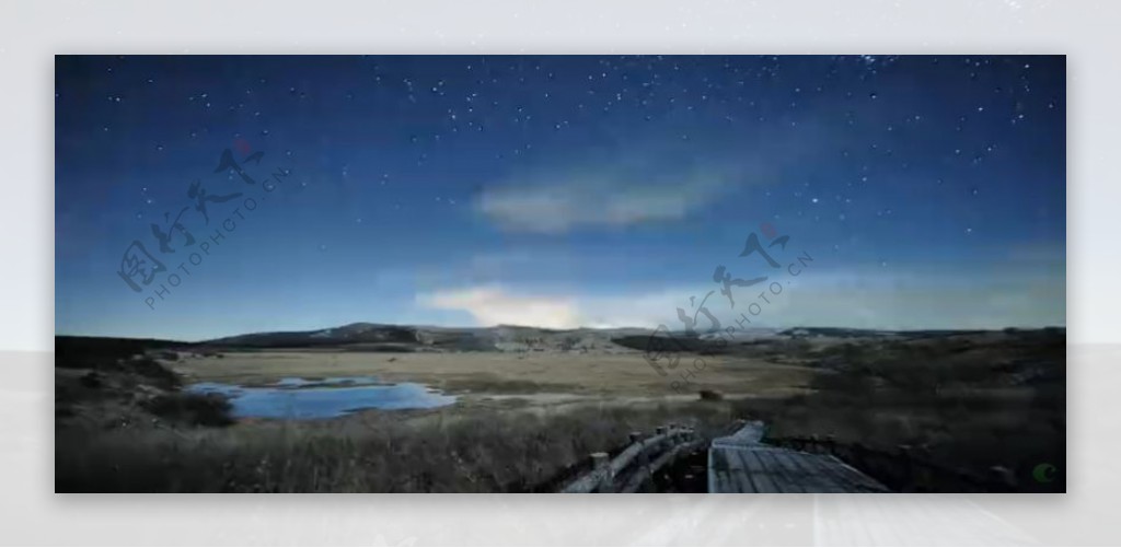 地球风景延时摄影2010年双子座流星雨GeminidsMeteorShower