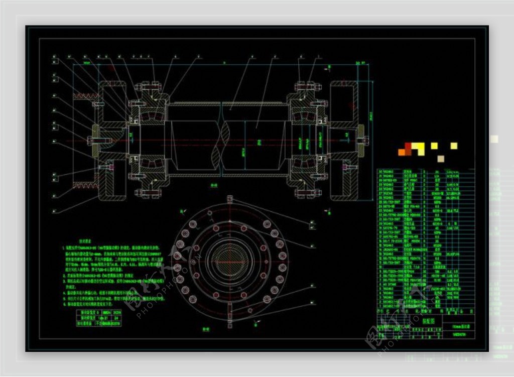 振动器全套图CAD机械图纸