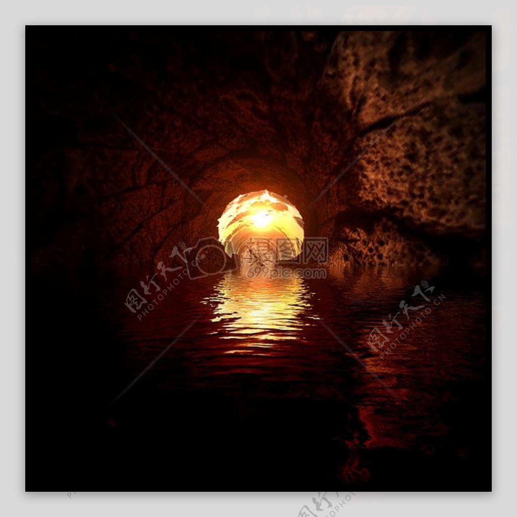 洞穴里的光芒