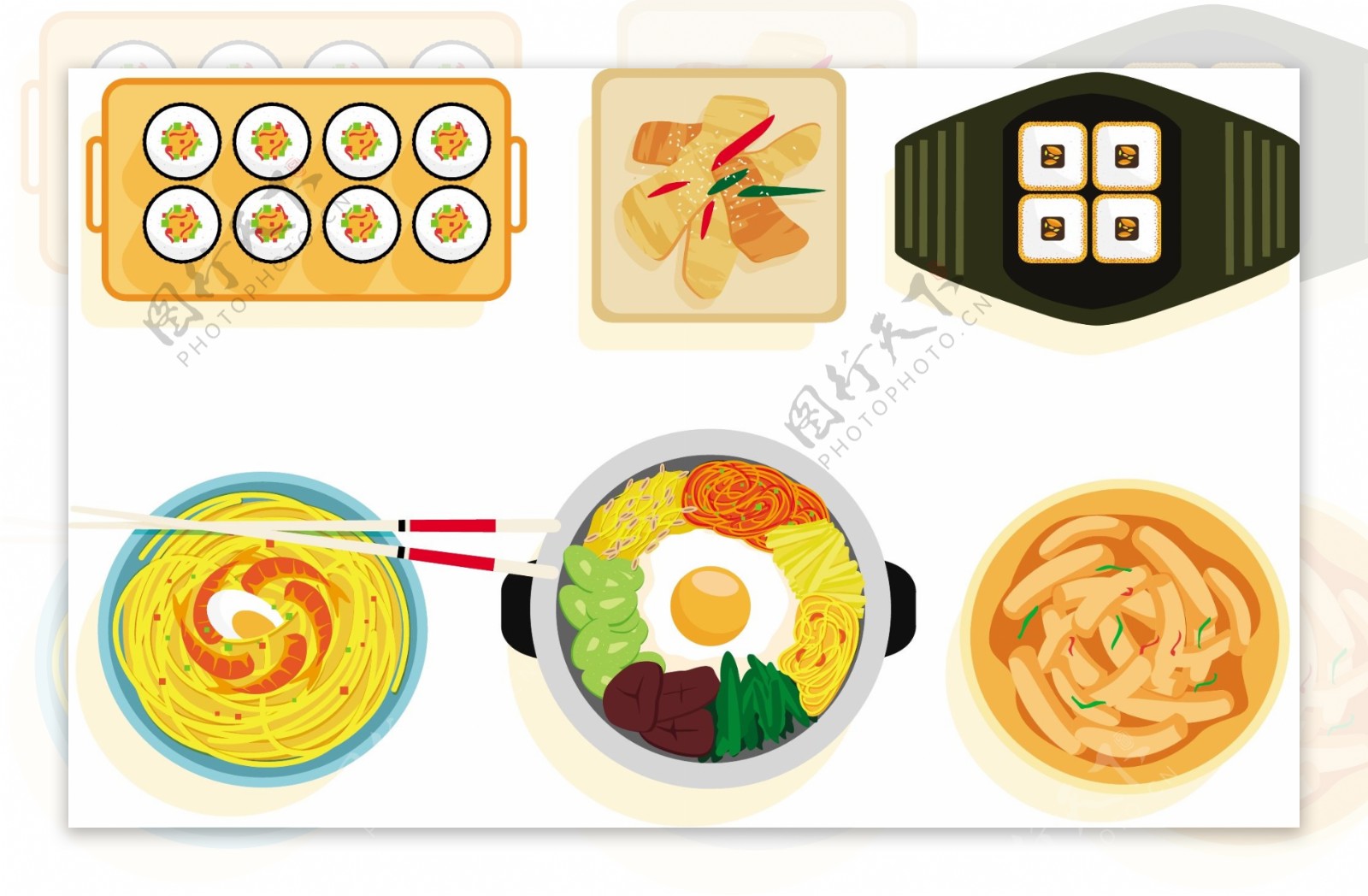 韩国食物图标