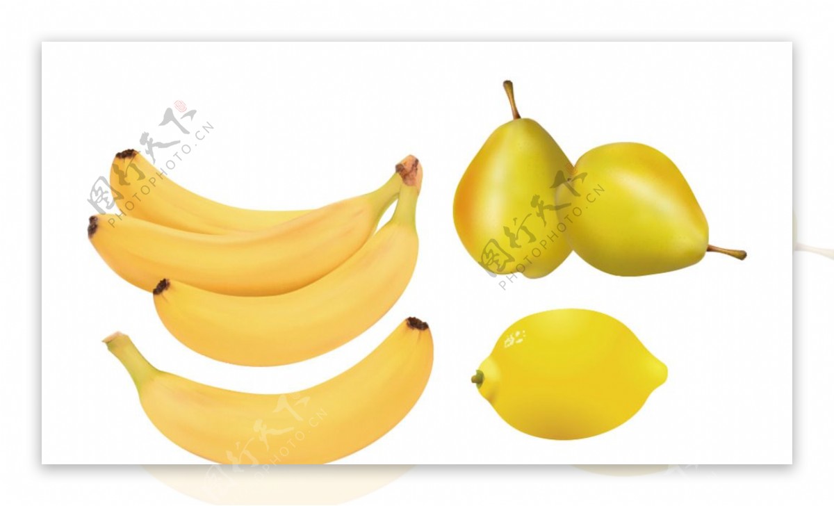 香蕉梨柠檬